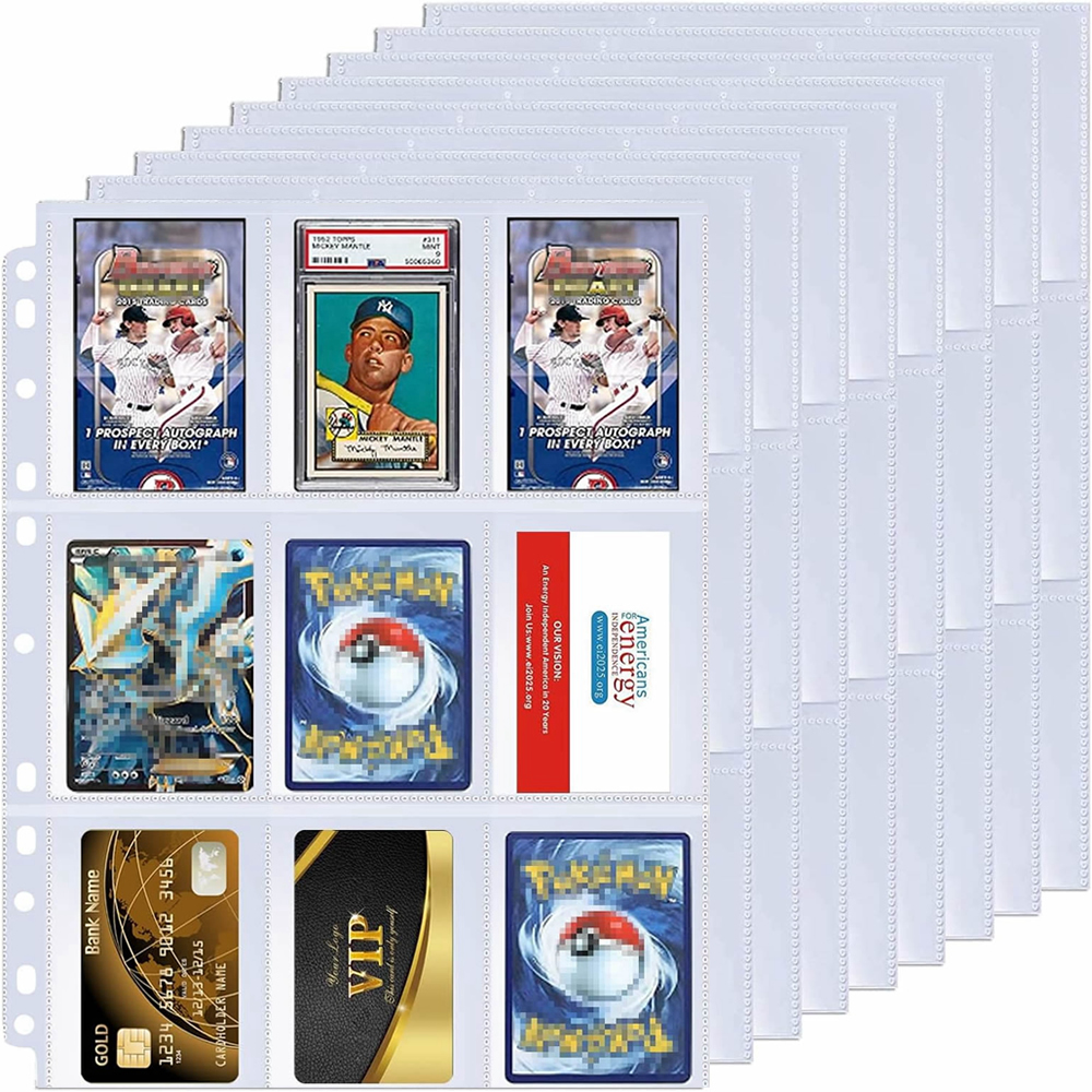 Collector Card Sleeve - 50 Pages 450 Pockets Single Side