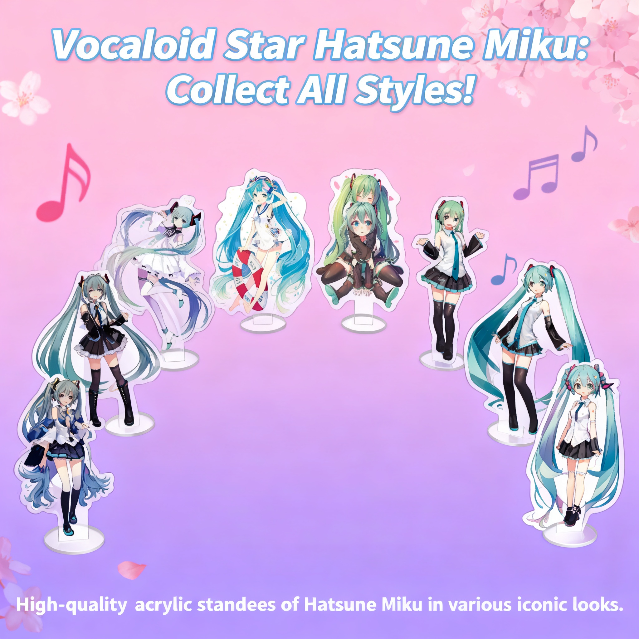 Anime Merchandise Figures - Anime Figure Acrylic Stand Double Sided