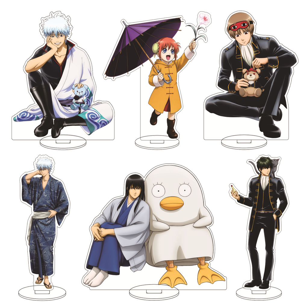Acrylic Stand Figure - 16CM Anime Gintama Sakata Gintoki Shimura