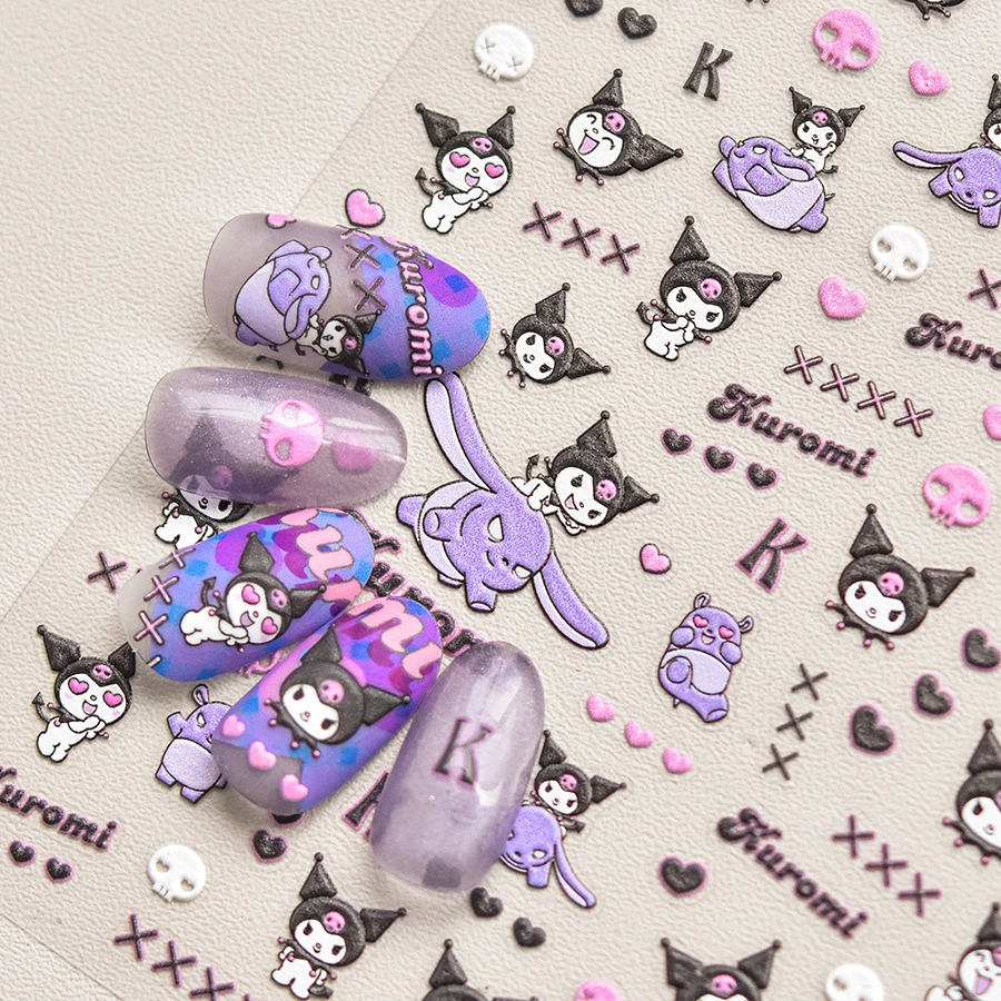 1PCS 5D Sanrio Cartoon Kuromi  - Anime Merchandise Nepal avis et prix