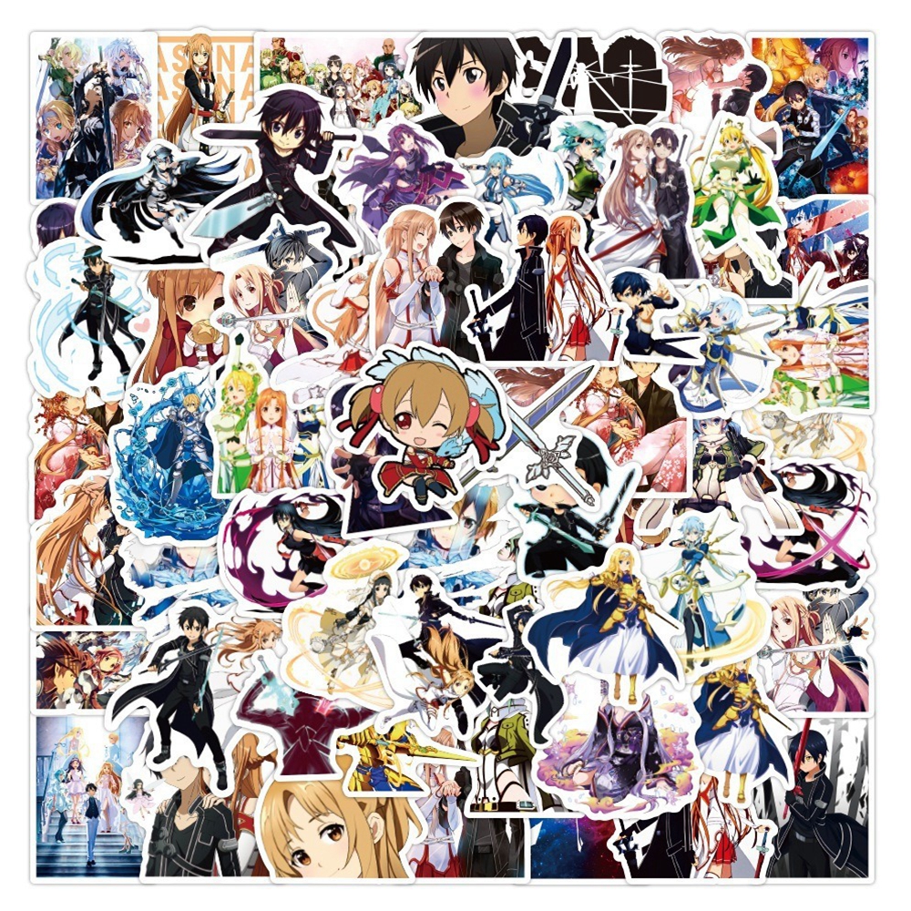1 Pack Anime Sticker Sword Art - Anime Merchandise Online avis et prix