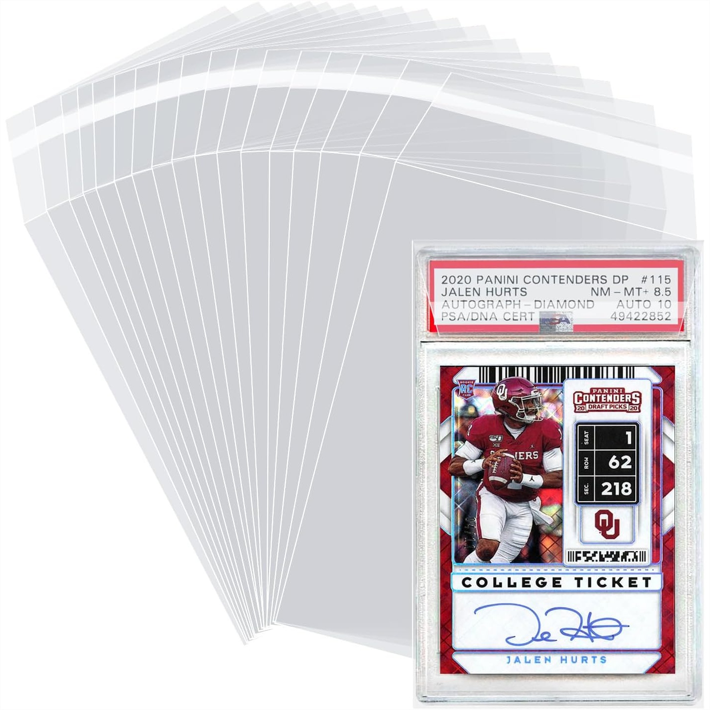 100 Pack PSA Graded Card Sleev - Collector Card Sleeve avis et prix