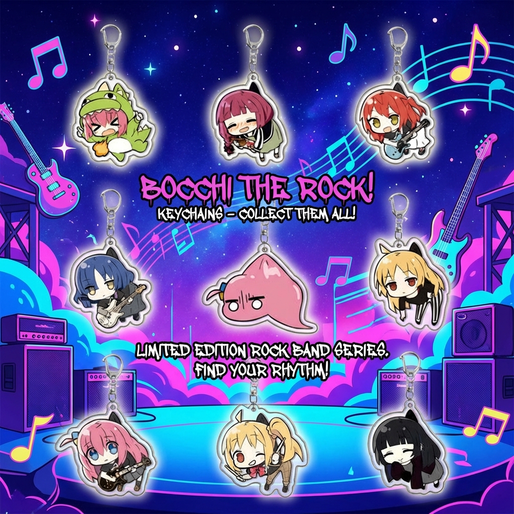 Bocchi the Rock  Goto Hitori I - Anime Merchandise Keychain avis et prix