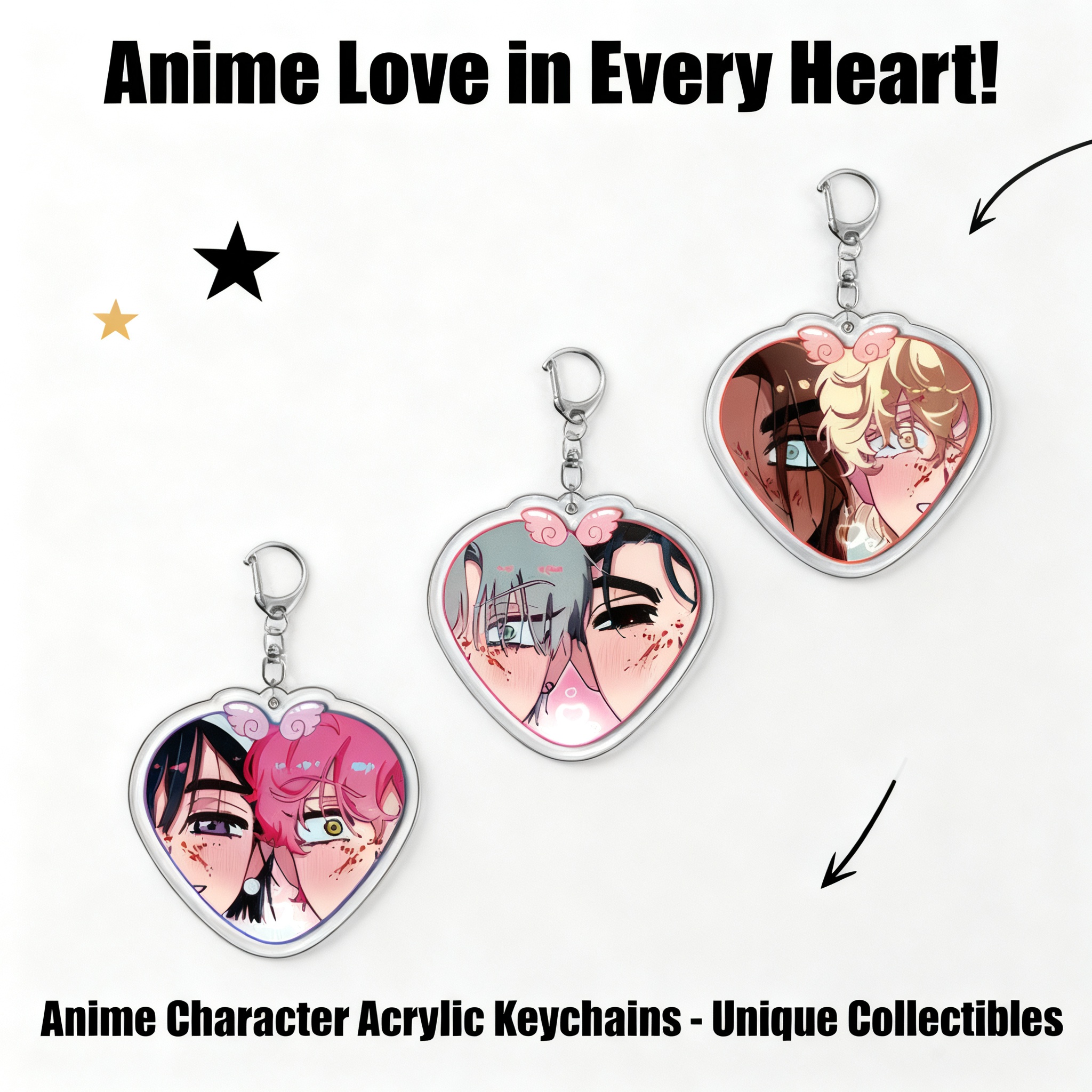 Sua Mizi Anime Keychain Backpa - Anime Merchandise Keychain avis et prix