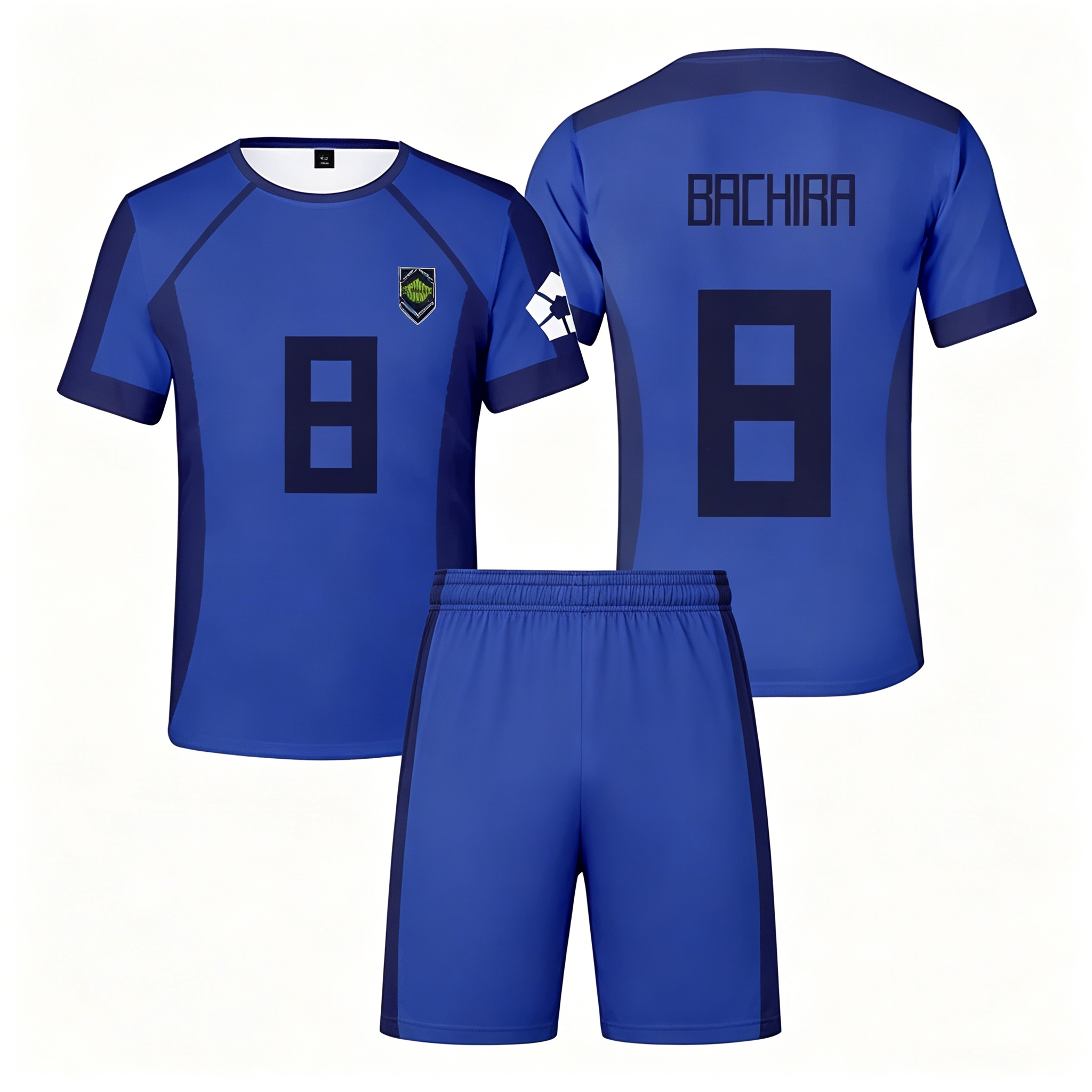 New Anime Blue Lock Short Slee - Anime Merchandise Online avis et prix