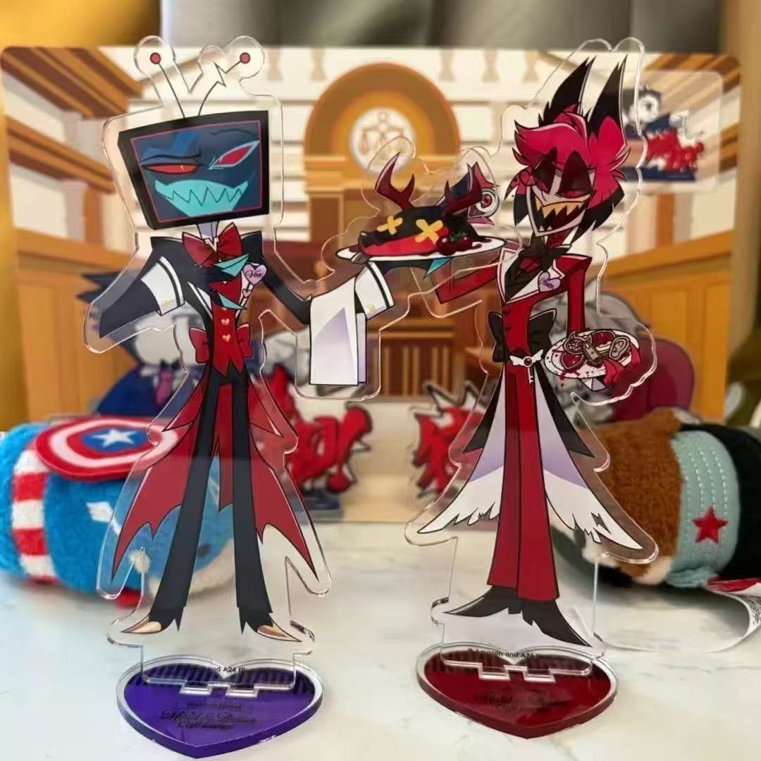 2pcs Hazbin Anime Peripherals  - Acrylic Stand Figure avis et prix