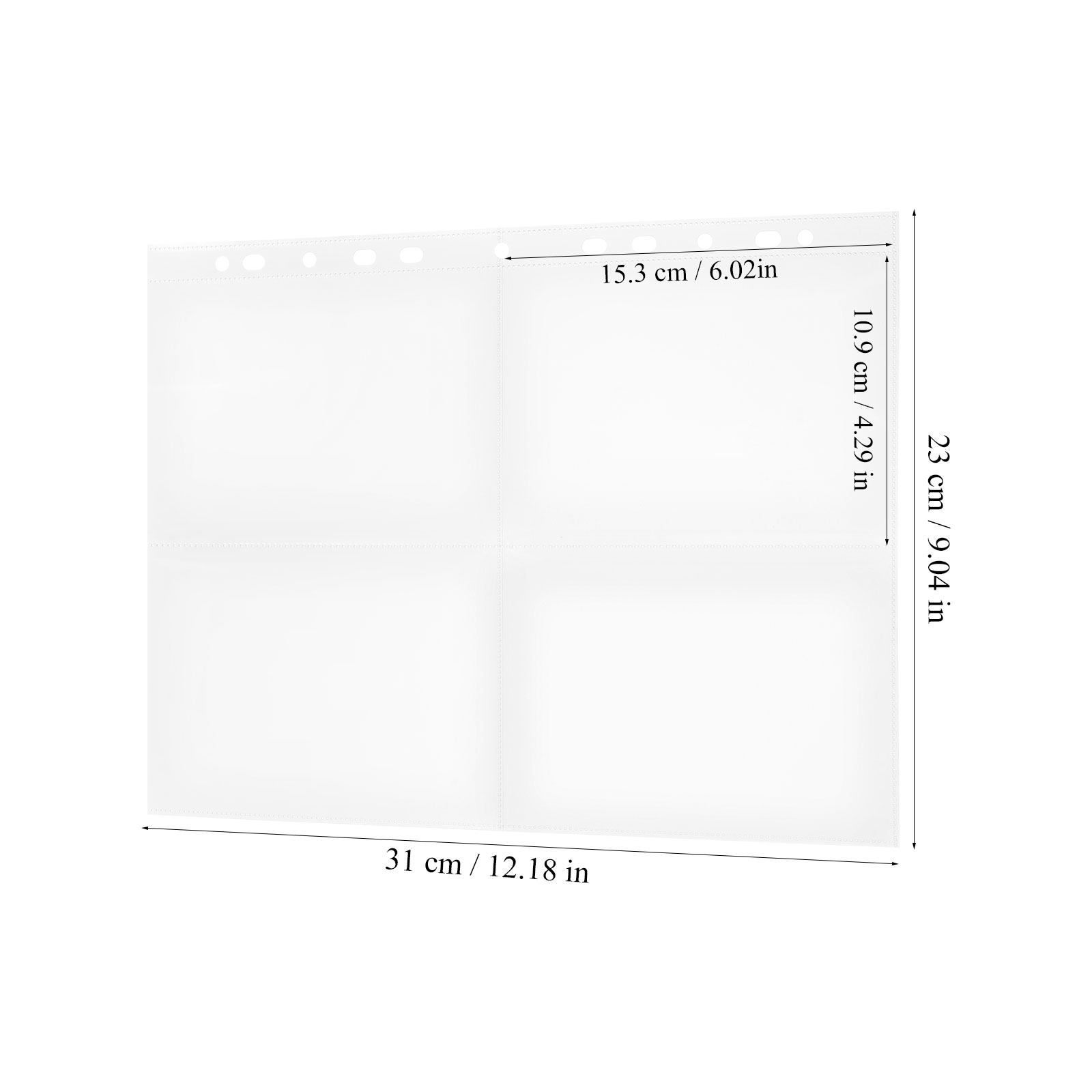 30Pcs Four Pocket Transparent  - Collector Card Sleeve avis et prix