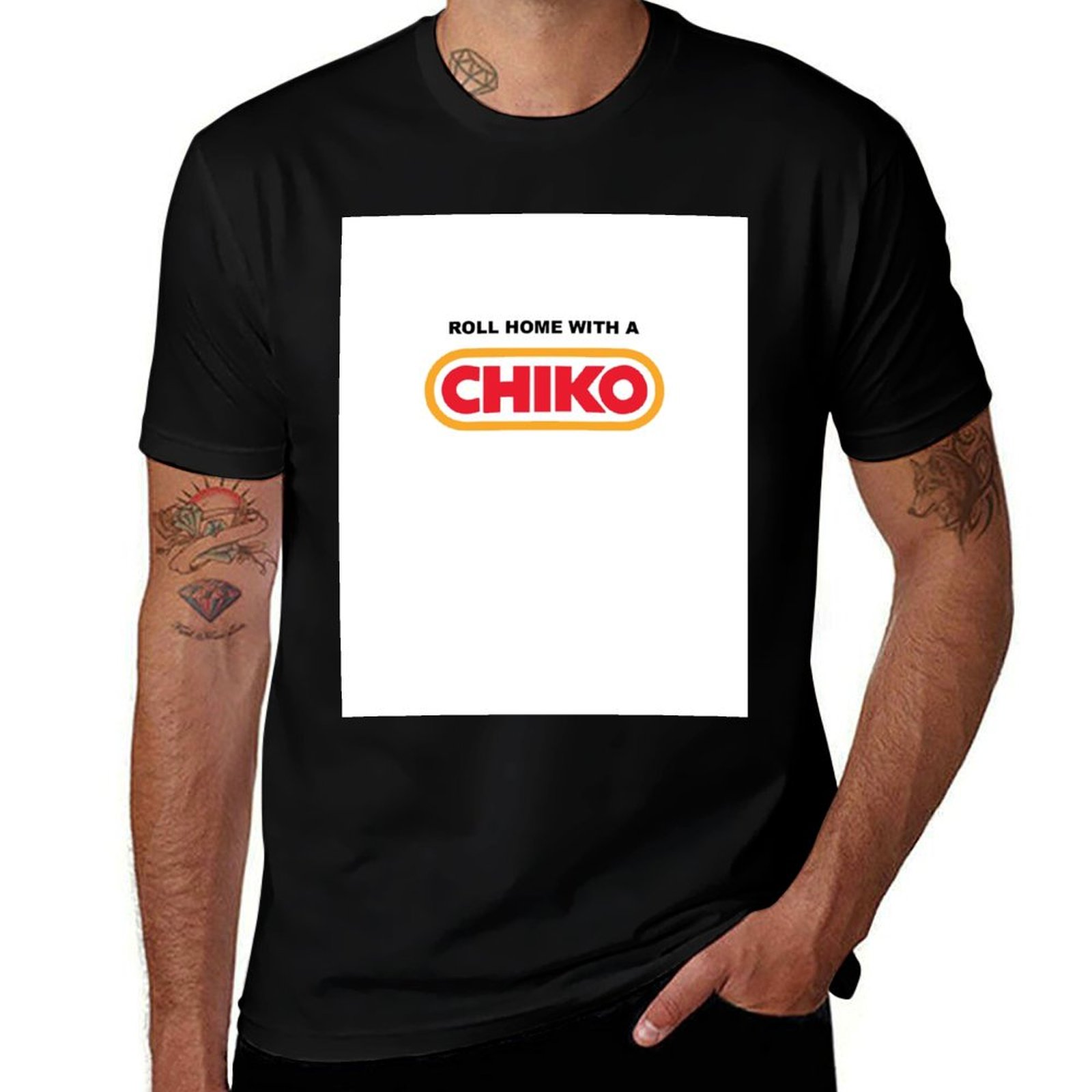 Chiko Roll Logo Merchandise T- - Anime Merchandise Logo avis et prix