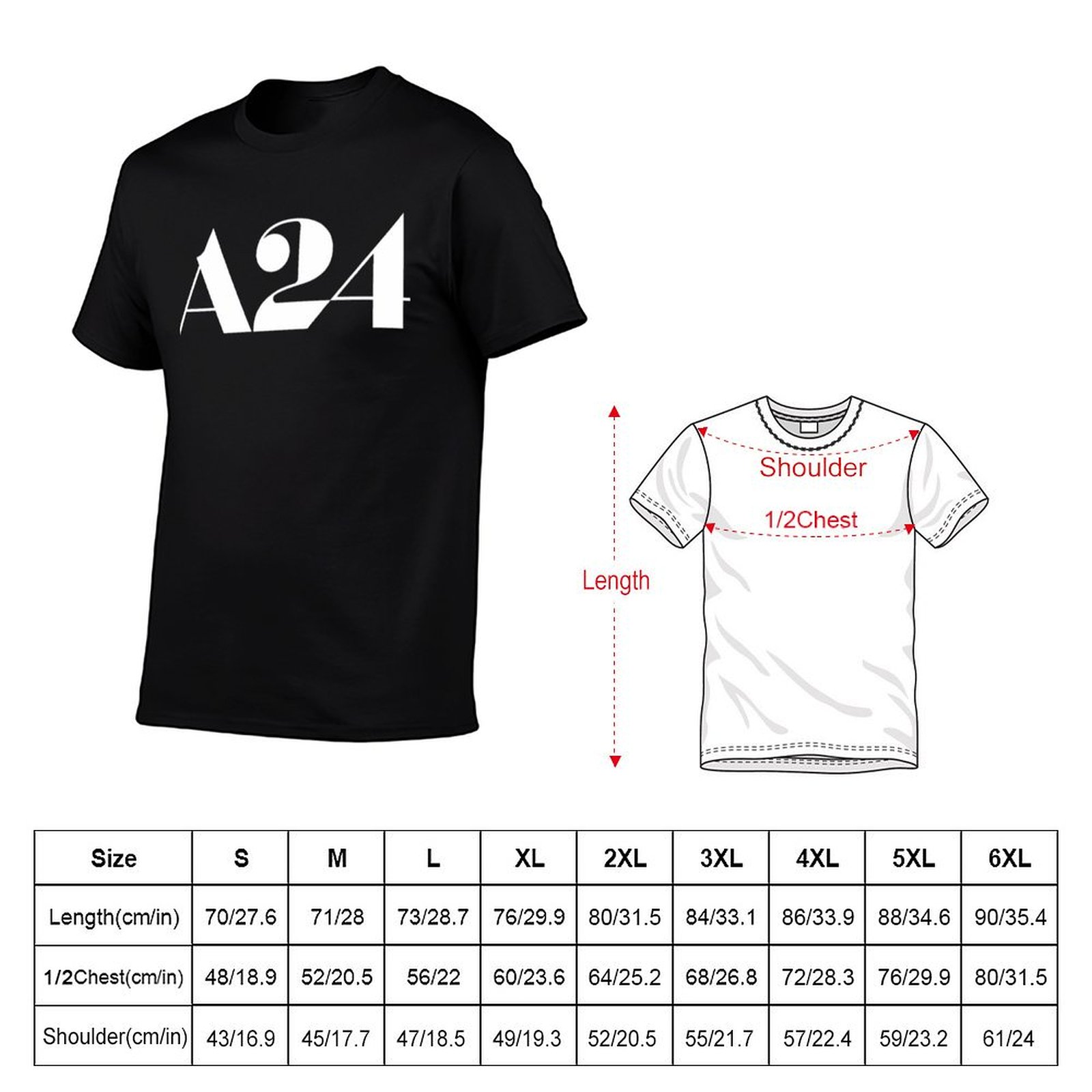 A24 logo Merchandise T-Shirt f - Anime Merchandise Logo avis et prix