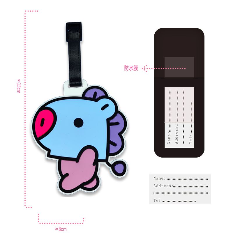 BT21 cartoon cute keychain Kaw - Anime Merchandise Online avis et prix