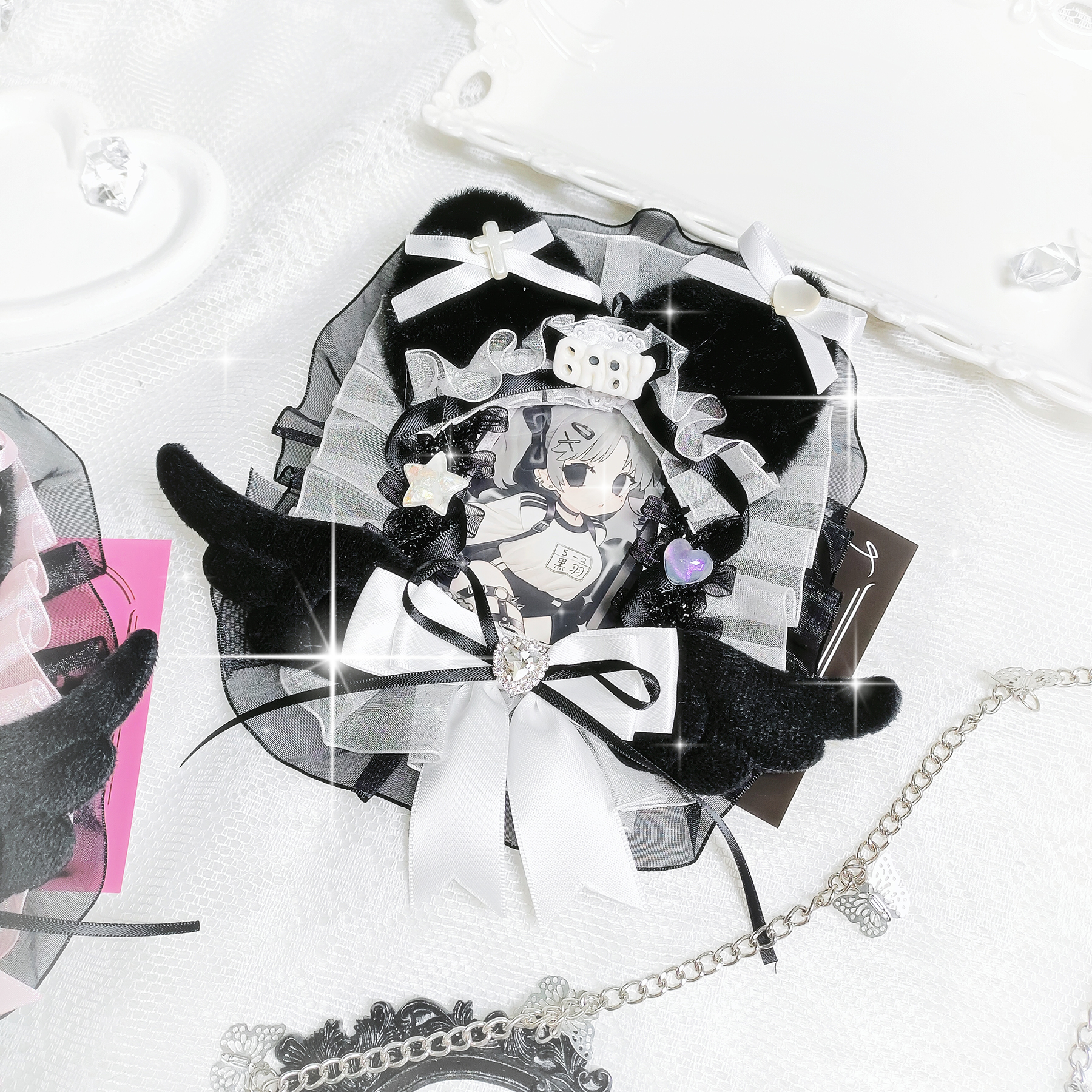 Angel Cat Cute Card Holder wit - Collector Card Sleeve avis et prix