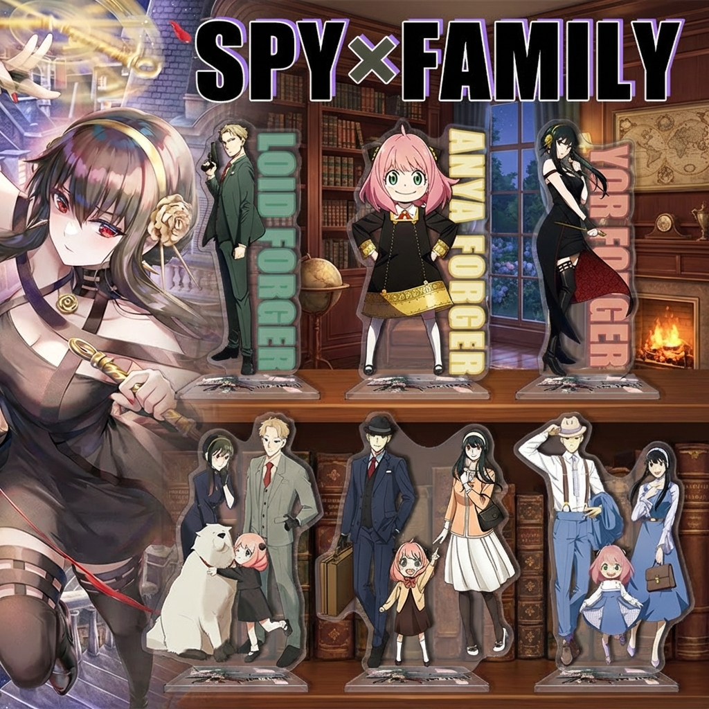 New Anime SPY FAMILY Acrylic S - Anime Merchandise Figures avis et prix