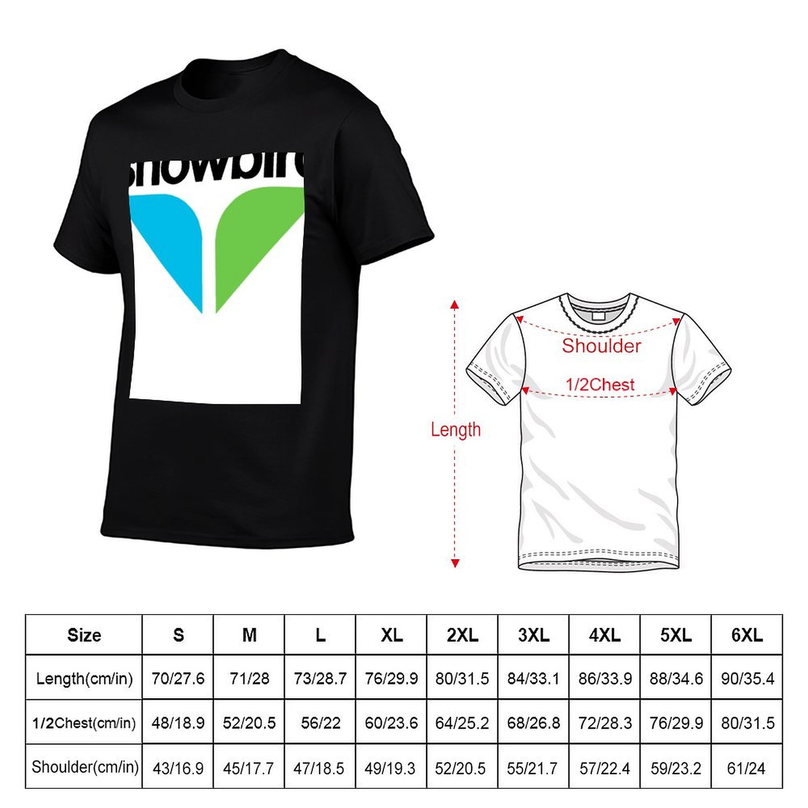 Snowbird Logo Merchandise T-Sh - Anime Merchandise Logo avis et prix