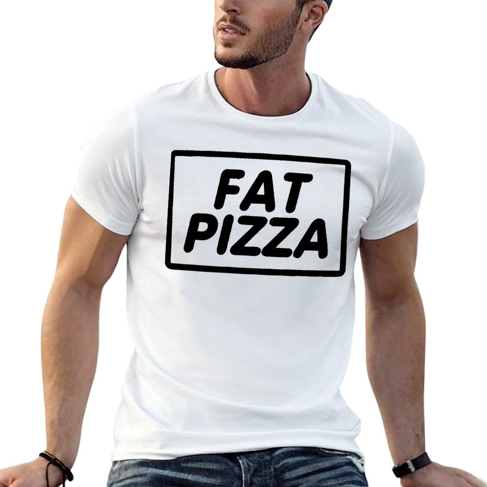 Fat Pizza Logo Merchandise T-S - Anime Merchandise Logo avis et prix