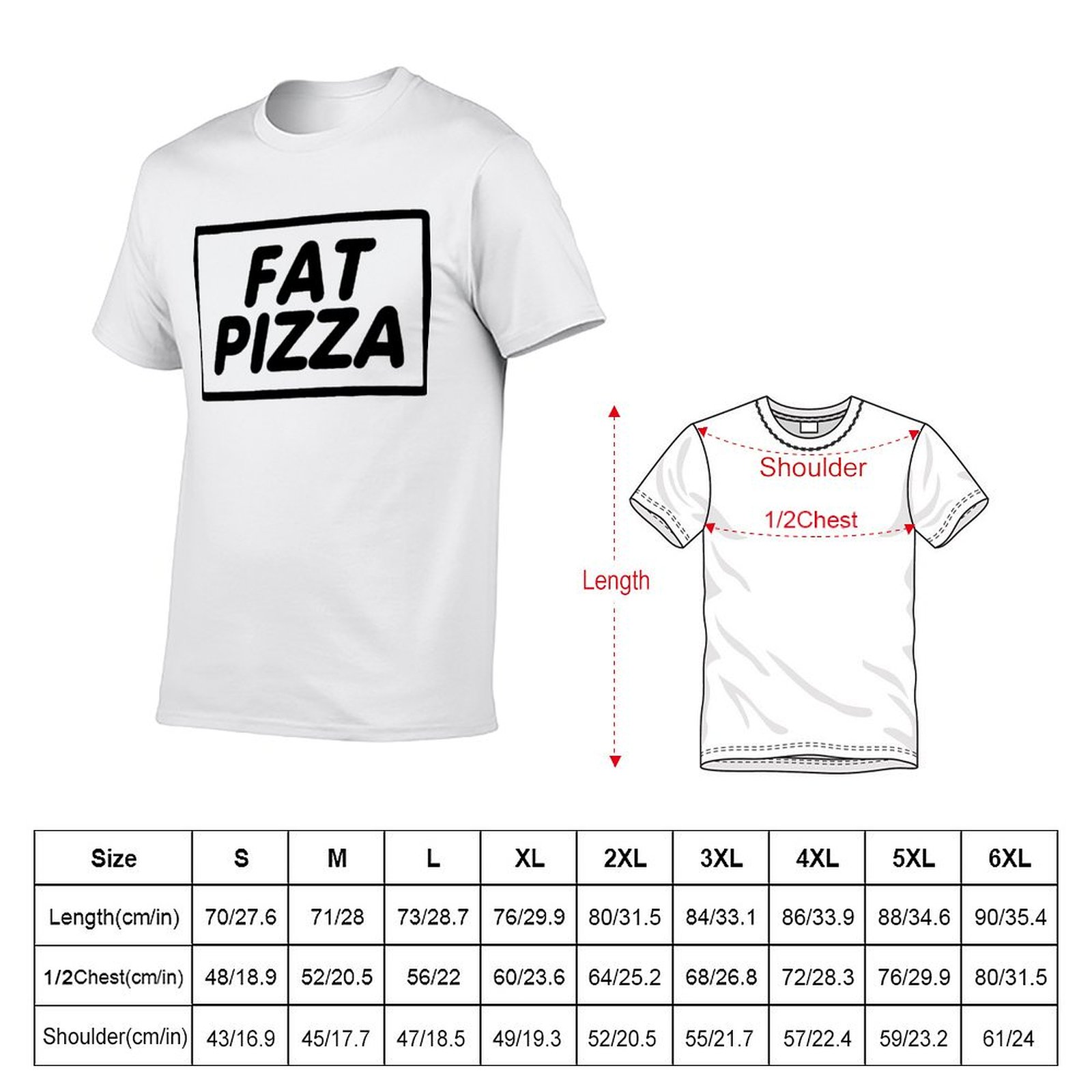 Fat Pizza Logo Merchandise T-S - Anime Merchandise Logo avis et prix