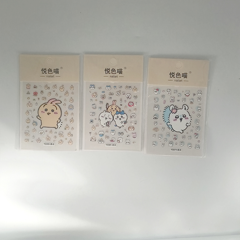 Momonga 3D Jelly Nail Stickers - Anime Merchandise Nepal avis et prix