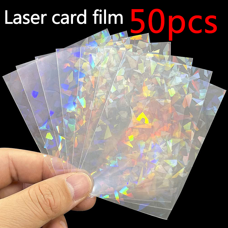 50pcs Soft Trading Laser Card  - Collector Card Sleeve avis et prix