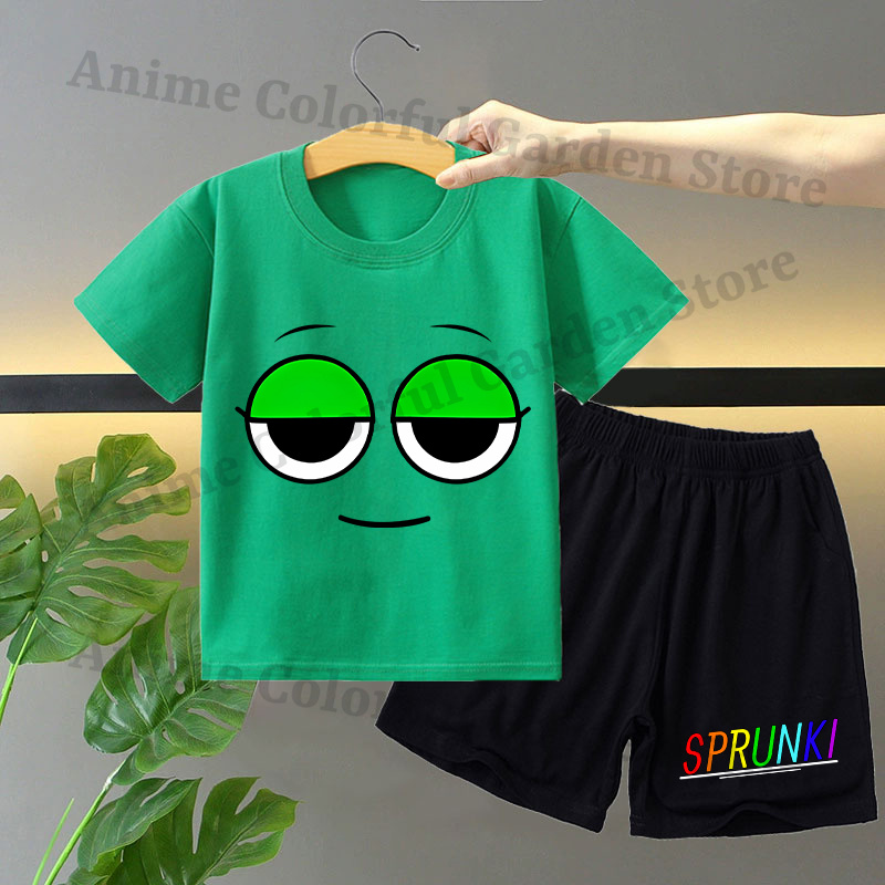 Sprunki 2pcs T-shirt and Short - Anime Merchandise Online avis et prix