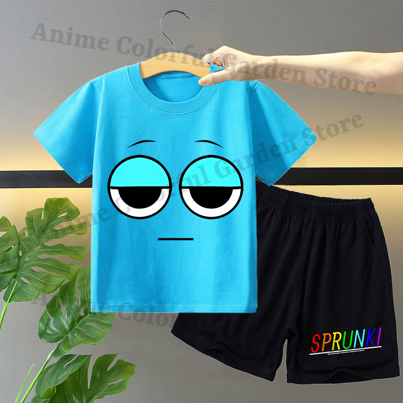 Sprunki 2pcs T-shirt and Short - Anime Merchandise Online avis et prix