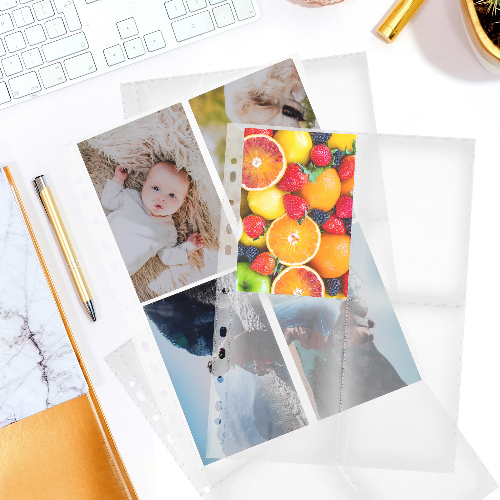 30Pcs Transparent Four Pocket  - Collector Card Sleeve avis et prix