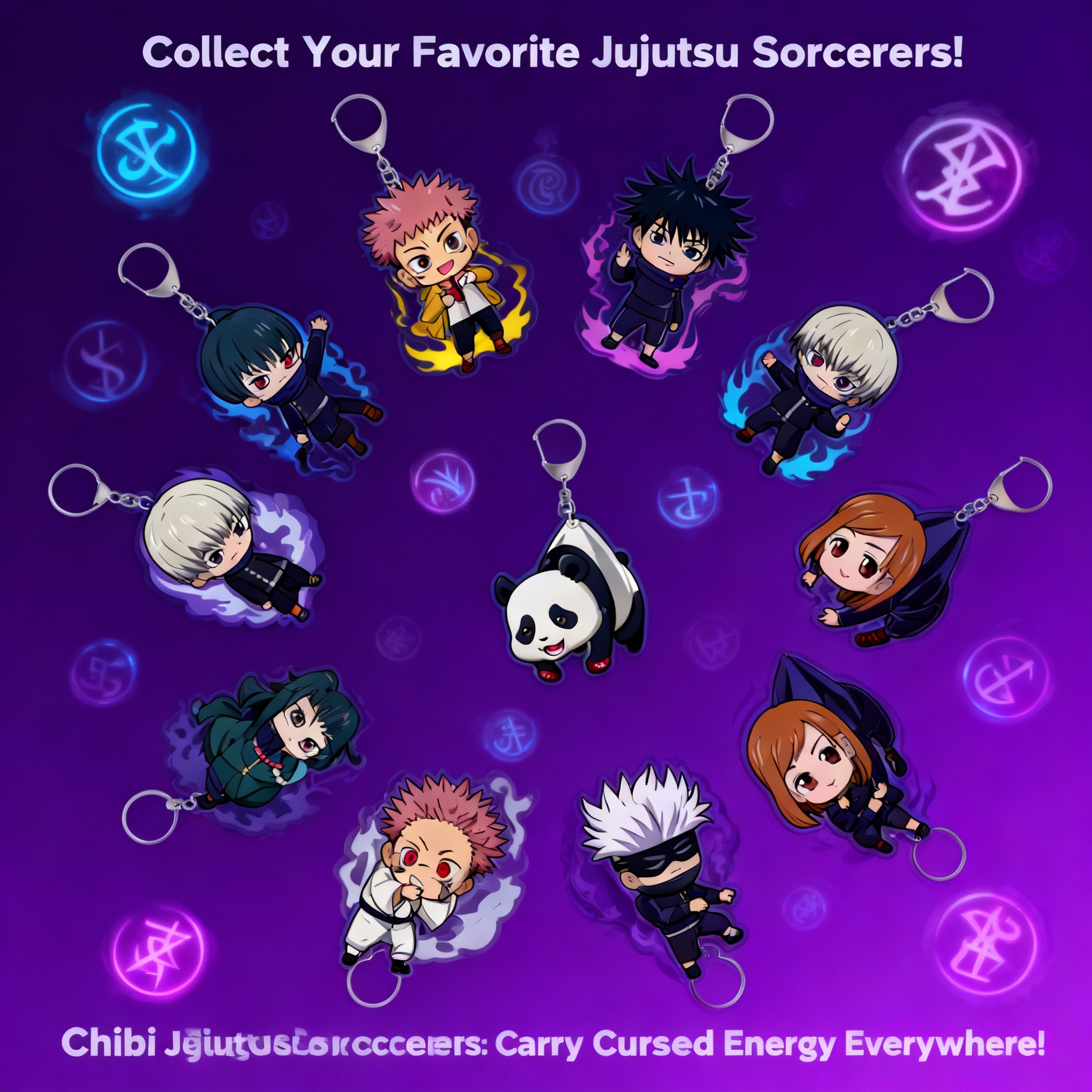 Jujutsu Kaisen Anime Double Si - Anime Merchandise Keychain avis et prix