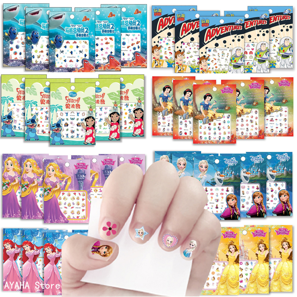 5PCS Disney Cartoon Nail Stick - Anime Merchandise Nepal avis et prix