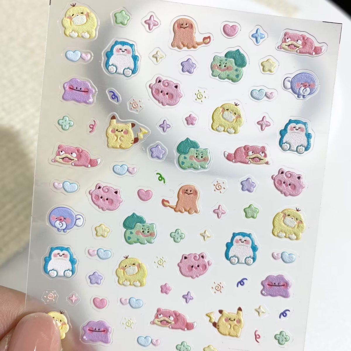 Pokemon Pikachu Nail Stickers  - Anime Merchandise Nepal avis et prix